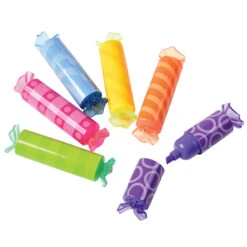 Wrapped Candy Highlighters Novelty (one Dozen)