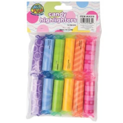 Wrapped Candy Highlighters Novelty (one Dozen) -Carnivals Source Toys ka319 303