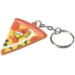 Pizza Keychains Novelty (One Dozen) -Carnivals Source Toys kc364 003