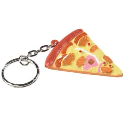 Pizza Keychains Novelty (One Dozen) -Carnivals Source Toys kc364 004