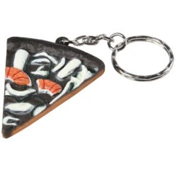 Pizza Keychains Novelty (One Dozen) -Carnivals Source Toys kc364 006
