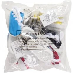 Lace-Up Sneaker Keychains Novelty (1 Dozen) 3 Lace-Up Sneaker Keychains Novelty (1 Dozen) -Carnivals Source Toys kc367 001