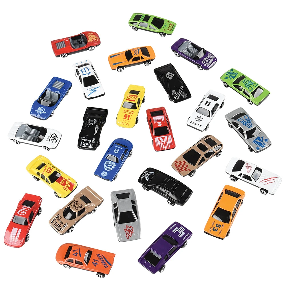 50 Piece Race Car Set Toy (One Set) 50 Piece Race Car Set Toy (One Set) -Carnivals Source Toys mu498 056