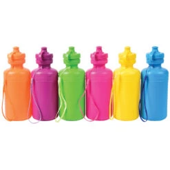Neon Water Bottles (1 Dozen) -Carnivals Source Toys mu804 004