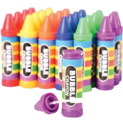 Crayon Bubbles - Party Favor (Box Of 24) -Carnivals Source Toys mu974 001
