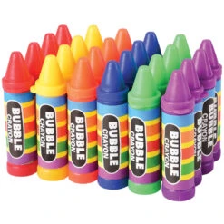 Crayon Bubbles - Party Favor (Box Of 24) -Carnivals Source Toys mu974 003
