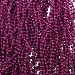 Mardi Gras Metallic Bead Necklaces Party Favor (144 Pieces) - Duplicate -Carnivals Source Toys od440 002