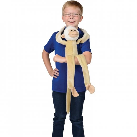 Jumbo Natural Monkeys Toy (one dozen) Jumbo Natural Monkeys Toy (one Dozen) -Carnivals Source Toys sb366 004