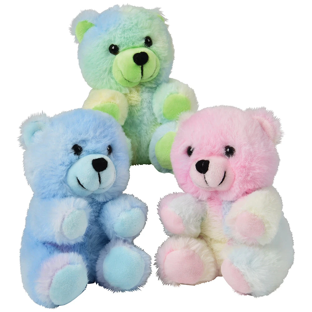 Rainbow Swirl Bears Plush Toys (one dozen) Rainbow Swirl Bears Plush Toys (one Dozen) -Carnivals Source Toys sb615 006
