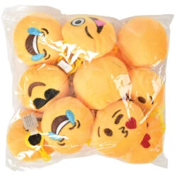 Emoji Clip Plush Toy (pack Of 12) -Carnivals Source Toys sb652 402