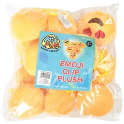 Emoji Clip Plush Toy (pack Of 12) -Carnivals Source Toys sb652 403