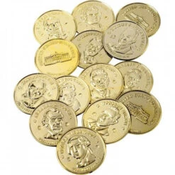Presidential Gold Coins (144 Per Package) -Carnivals Source Toys tmp images catalog products 1 3 136 002