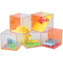 Transparent Puzzle Cube (24 Per Package)