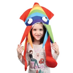 Rainbow Squid Hat (1 Per Package)