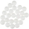 White Plastic Balls (24 Per Package)