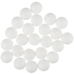 White Plastic Balls (24 Per Package)
