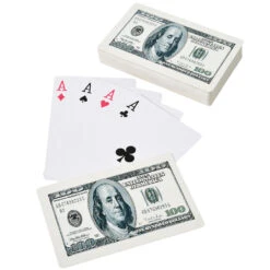 $100 Playing Cards (24 Per Package)