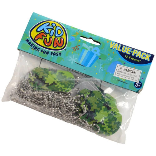 Camo Dog Tags (1 dozen) Camo Dog Tags (1 Dozen) -Carnivals Source Toys us toy tmp images catalog products 4 4 445132
