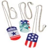 Patriotic Dog Tags Accessory (1 Dozen) -Carnivals Source Toys us toy tmp images catalog products 4 4 44523
