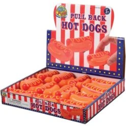 Pull Back Hotdogs Toy (1 Dozen)