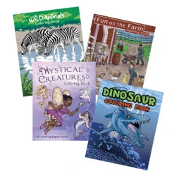 Coloring Books Kids Stationery 12 Per Pkg