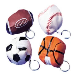 Sports Pouch Keychains (one Dozen)