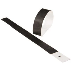 Adhesive Event Bands Black Party Accessory (pack Of 100)