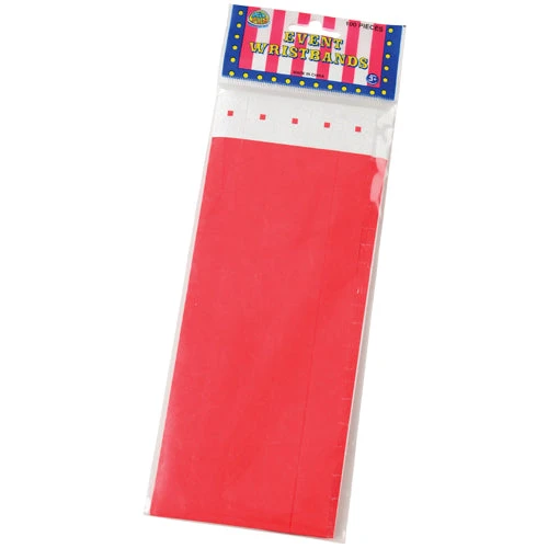 Adhesive Event Bands Red Party Accessory (pack of 100) Adhesive Event Bands Red Party Accessory (pack Of 100) -Carnivals Source Toys us toy tmp images catalog products c 1 c180416