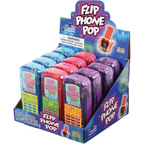 Flip Phone Pop Candy (Bag of 12) Flip Phone Pop Candy (Bag Of 12) -Carnivals Source Toys us toy tmp images catalog products c a ca617 002 500