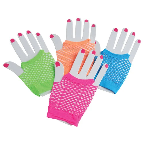 Short Neon Mesh Gloves Costume Accessory, 12-Pair Short Neon Mesh Gloves Costume Accessory, 12-Pair -Carnivals Source Toys us toy tmp images catalog products c m cm514