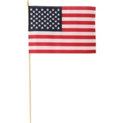 4th Of July USA Flags Cloth Decoration (12 Inches X 18 Inches)