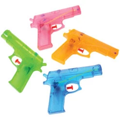 Water Guns, 6 Inch Toy Set (one Dozen)