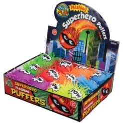 Flashing Superhero Novelty Puffers (1 Dozen) 5 Flashing Superhero Novelty Puffers (1 Dozen) -Carnivals Source Toys us toy tmp images catalog products g s gs83626