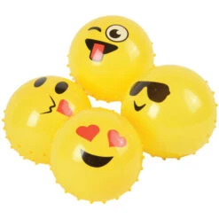 Emoji Knobby Balls 5 Inch Toy (1 Dozen)
