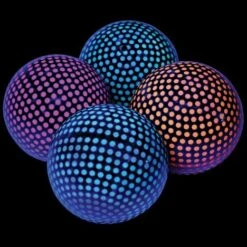 5 Inch Neon Polka Dot Balls (1 Dozen) -Carnivals Source Toys us toy tmp images catalog products g s gs887 013