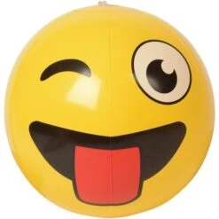Emoticon Inflatable Balls 12 Inch Toy (1 Dozen) -Carnivals Source Toys us toy tmp images catalog products i n in413 003 500