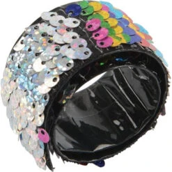Rainbow Sequin Slap Bracelet Party Favor (Bag Of 24) 7 Rainbow Sequin Slap Bracelet Party Favor (Bag Of 24) -Carnivals Source Toys us toy tmp images catalog products j a ja858 001 500