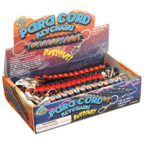 Para Cord Key Chain Accessory (1 Dozen) Para Cord Key Chain Accessory (1 Dozen) -Carnivals Source Toys us toy tmp images catalog products k c kc39915