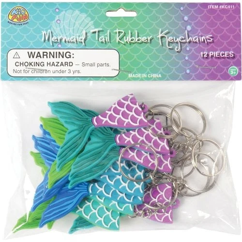 Mermaid Tail Rubber Keychains Party Favor (1 Dozen) Mermaid Tail Rubber Keychains Party Favor (1 Dozen) -Carnivals Source Toys us toy tmp images catalog products k c kc411 004 500