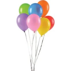 Assorted Balloons 6 Inch Party Supplies (144 Ct)