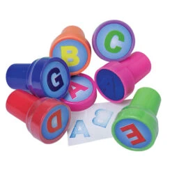 Alphabet Stampers - 26 Pieces Kids Stationery