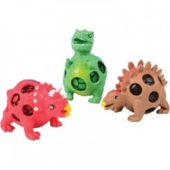 Squeeze Mesh Ball Dinosaur Toy (1 Dozen)