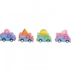 Pull Back Food Trucks Toy (1 Dozen)