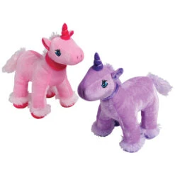 Pink & Purple Plush Unicorns Plush Toy (1 Dozen)