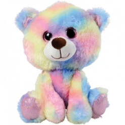 Rainbow Glitter Eyes Bear Plush Toy