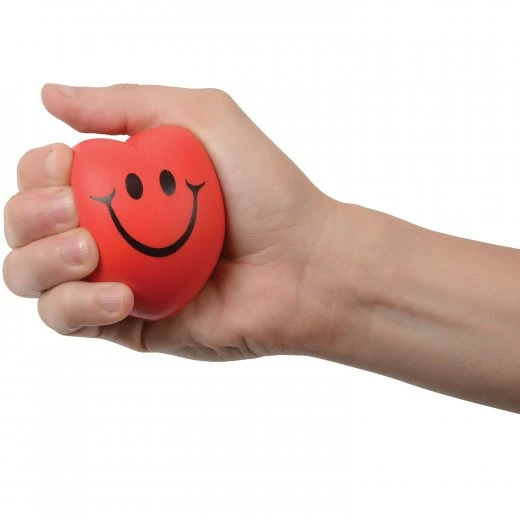 Foam Smile Face Hearts (One Dozen) Foam Smile Face Hearts (One Dozen) -Carnivals Source Toys v109 002