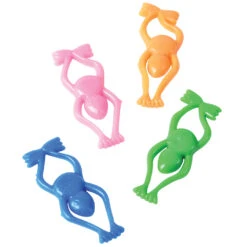 Stretchy Flying Frogs Toy Set - 72 Pieces