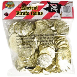 Ancient Pirate Coins Novelty - 72 Pieces -Carnivals Source Toys vl46 401